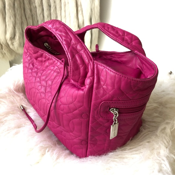 Donald Pliner Quilted Leather Handbag - Picture 4 of 15